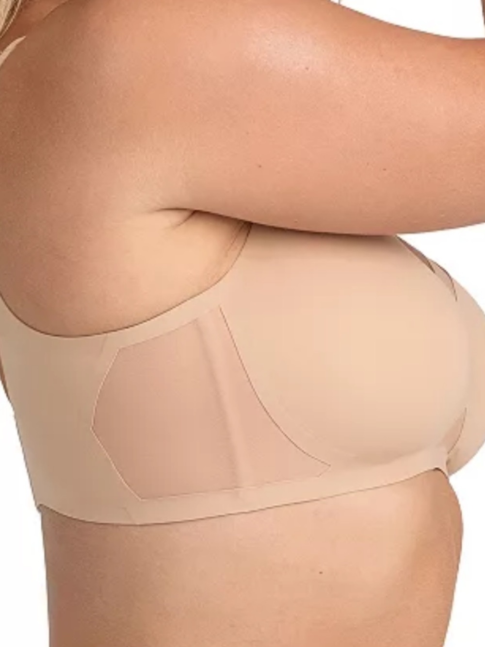 Honeylove Smooth Nude Wireless V-Neck Comfort Bra - Picture 2 of 7